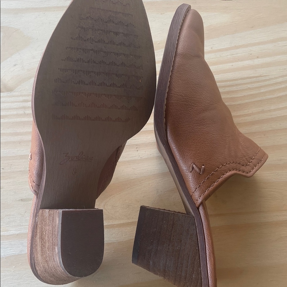 Zodiac Women's  Brown Leather Mules - Picture 11 of 16